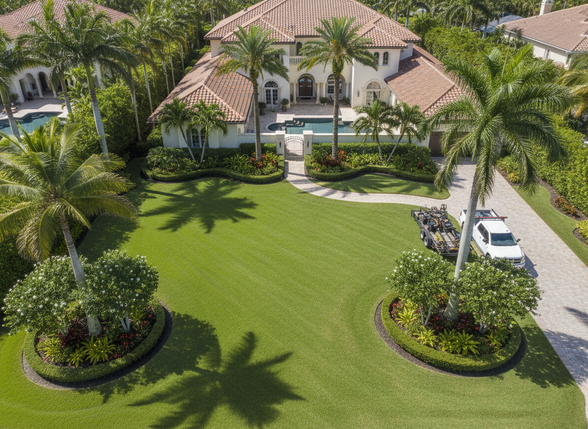 Professional commercial and residential landscaping in Florida